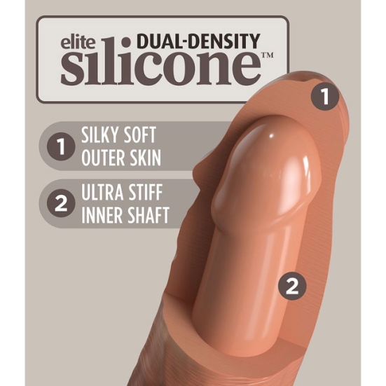 Фаллос King Cock 7&quot; Silicone Dual Density