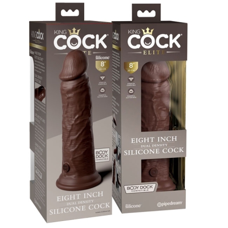 Фаллос King Cock 8" Silicone Dual Density