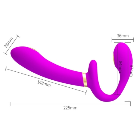 Страпон безремневой Pretty Love Thunderbird