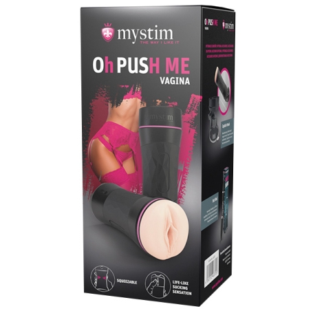 Мастурбатор MyStim Oh Push Me - Vagina