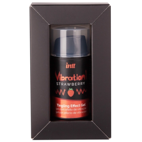 Возбуждающий гель INTT Vibration! Strawberry